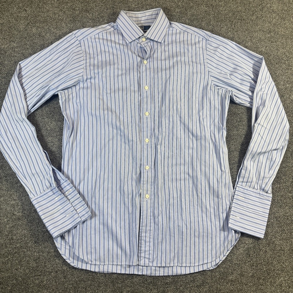 POLO Ralph Lauren Regent Classic Fit Cuff Link Button Up Shirt 15 1/2-36 Striped